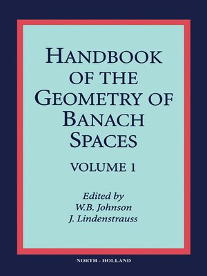 cover image of Handbook of the Geometry of Banach Spaces